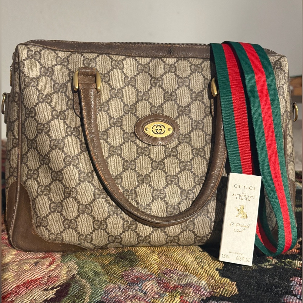 Vintage Gucci Boston Bag w/ Gift